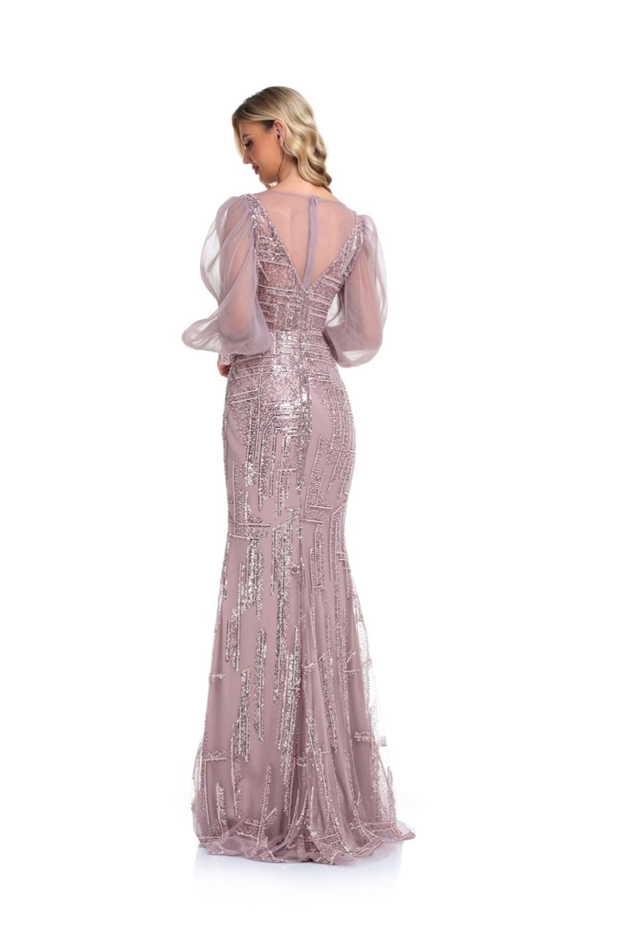 High Couture NR2276 Overskirt Long Formal A Line Evening Dress