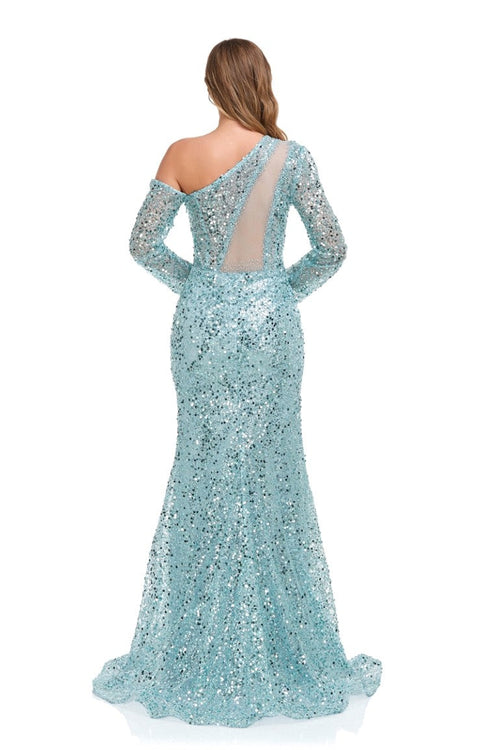 High Couture NR2278 Long Formal Sequin Evening Dress
