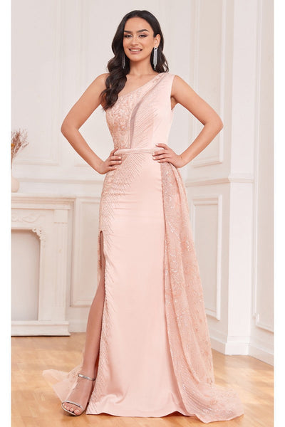 High Couture NR2294 Formal Beaded Long Overskirt Prom Dress