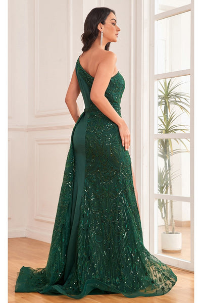 High Couture NR2294 Formal Beaded Long Overskirt Prom Dress