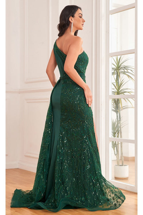 High Couture NR2294 Formal Beaded Long Overskirt Prom Dress