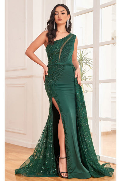 High Couture NR2294 Formal Beaded Long Overskirt Prom Dress