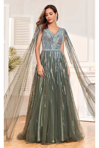 High Couture NR2306 Long A Line Formal Evening Dress