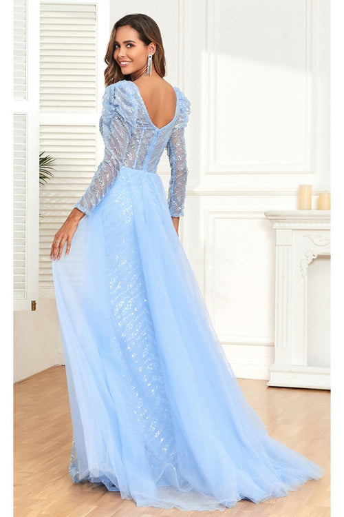 High Couture NR2331 Fitted Formal Long Evening Beaded Dress