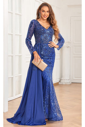 High Couture NR2333 Formal Beaded Evening Long Dress