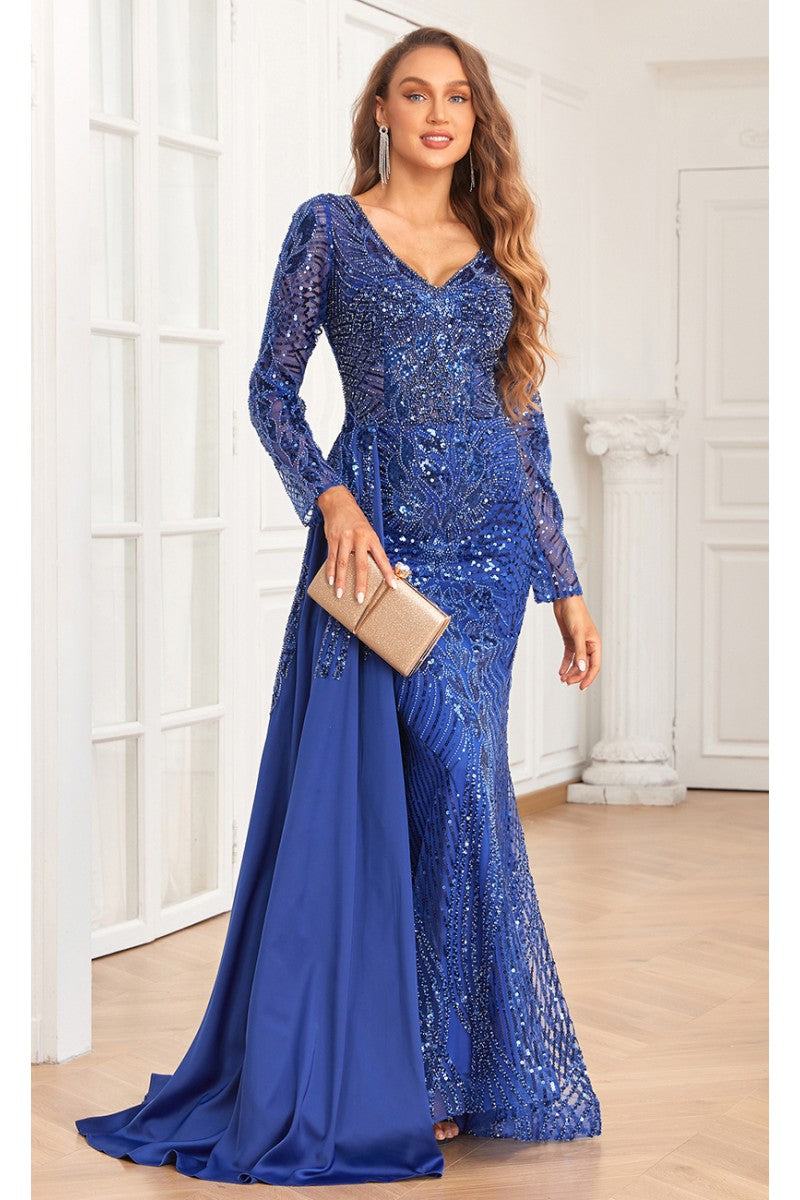 High Couture NR2333 Formal Beaded Evening Long Dress