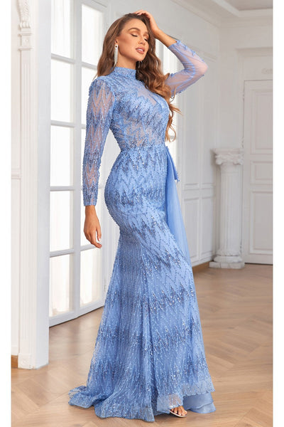 High Couture NR2336 Beaded Long Formal Evening Dress