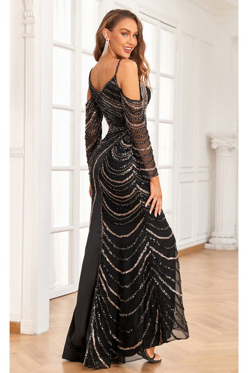 High Couture NR2338 Beaded Slit Formal Long Evening Mermaid Dress