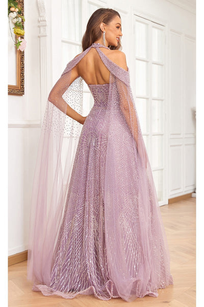 High Couture NR2340 A Line Ball Gown Long Formal Beaded Prom Dress