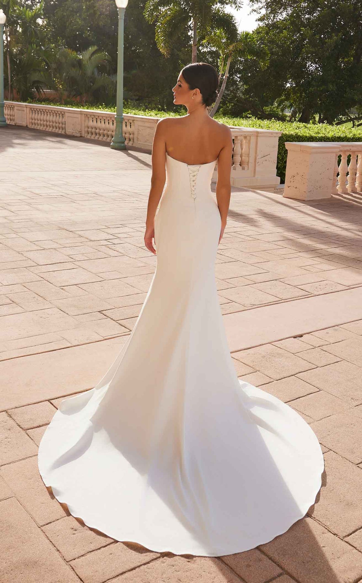 Nox Anabel JW1031 Strapless Jersey Mermaid Long Wedding Dress