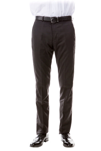 Men's Charcoal Wool Suit Pants by Zegarie Suits