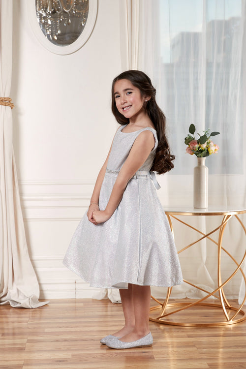 Calla D817 Glitter Sleeveless Short Dress