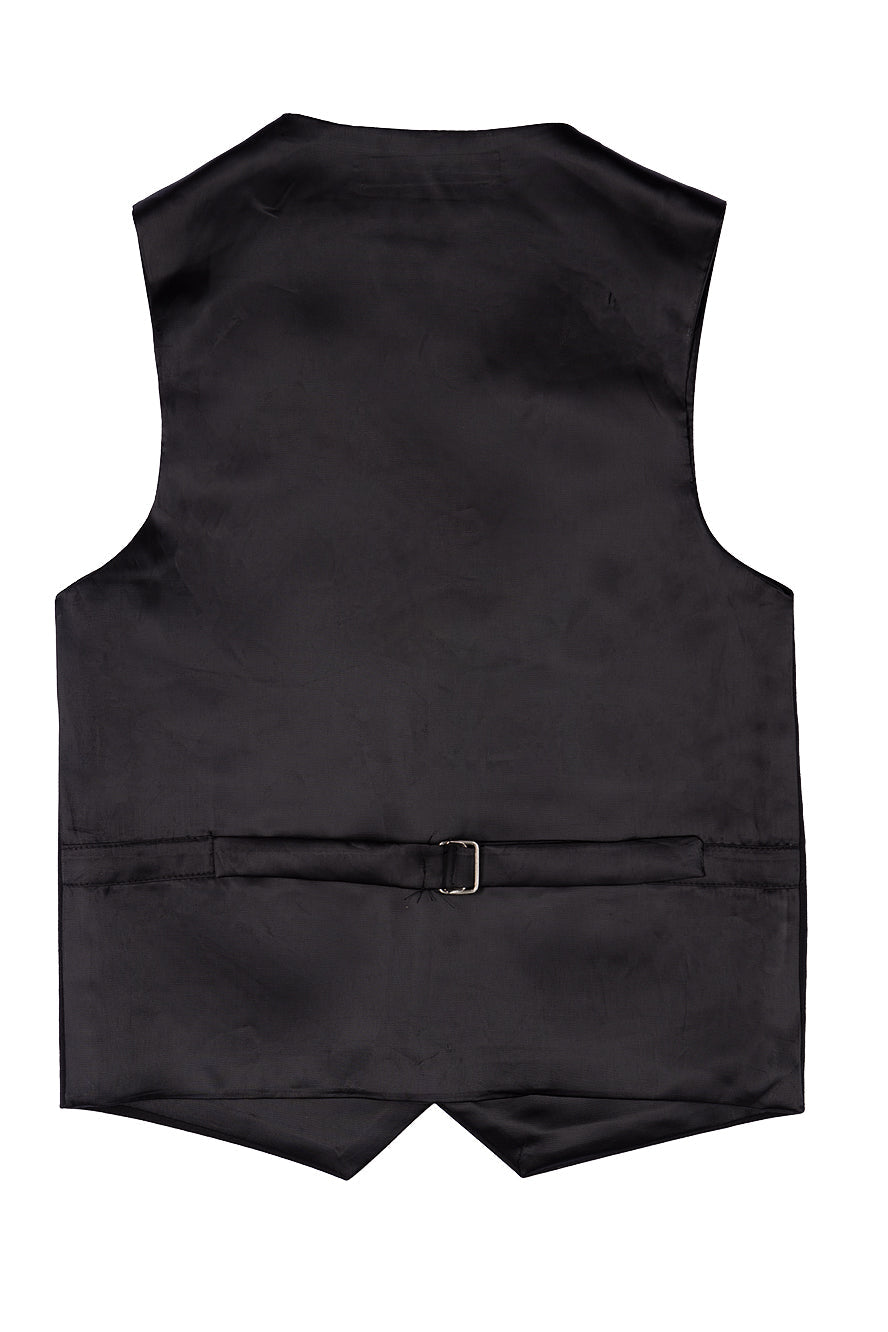 Conjunto de esmoquin negro "Trent" de 5 piezas de Perry Ellis Kids