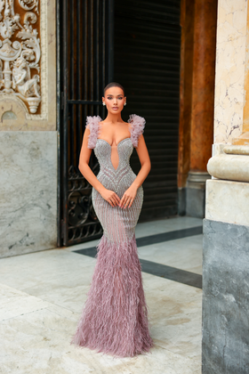 Chic and Holland PH120112 Sweetheart Prom Gown with Open Back