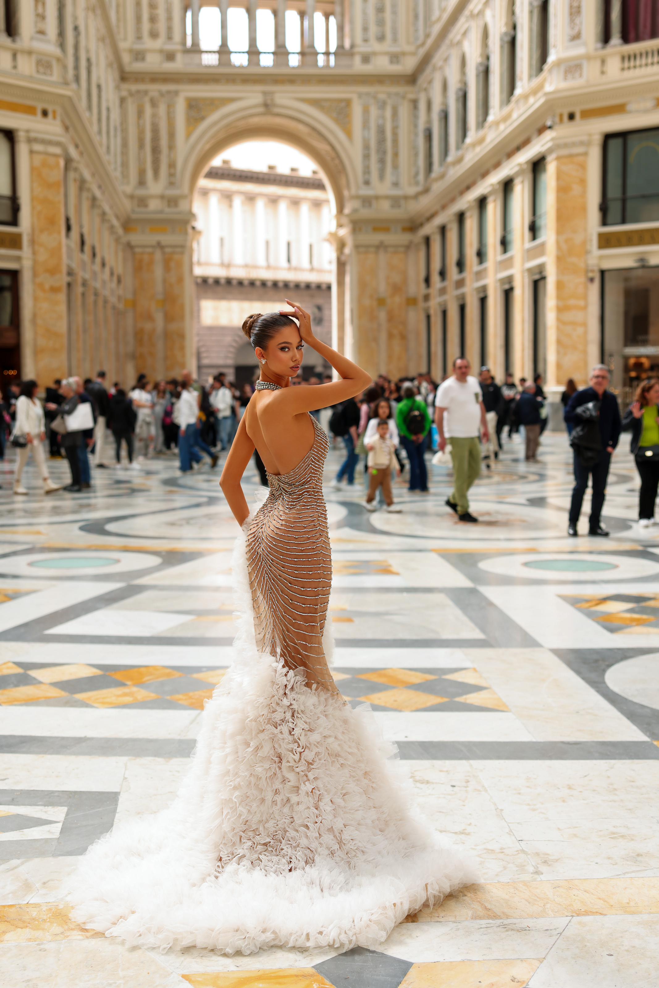 Chic and Holland Nude Dress