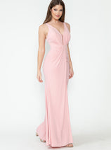 Formal Dress Ruched Spaghetti Strap Mermaid Prom Gown By Lenovia 5308