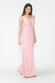 Vestido formal de fiesta con tirantes finos fruncidos y corte sirena de Lenovia 5308