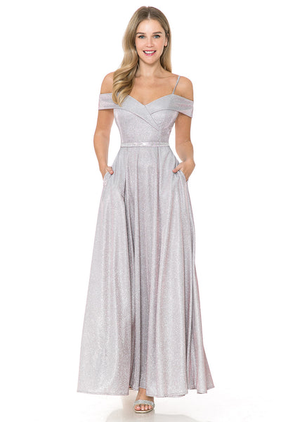 Vestido de fiesta con escote corazón y tirantes finos de Lenovia 5236