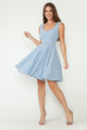 Vestido de cóctel con escote en forma de corazón y corte en A de Lenovia 5259