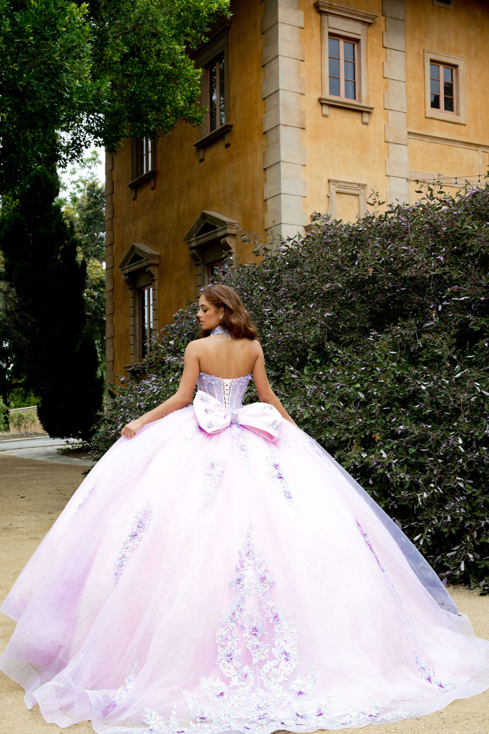 Strapless Corset Ball Gown by Bella Princess PQ1091