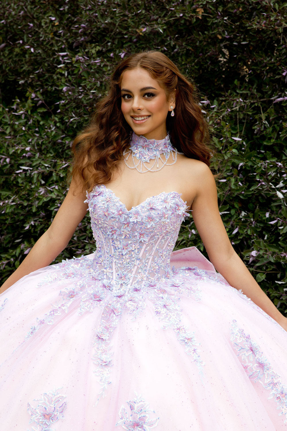 Strapless Corset Ball Gown by Bella Princess PQ1091