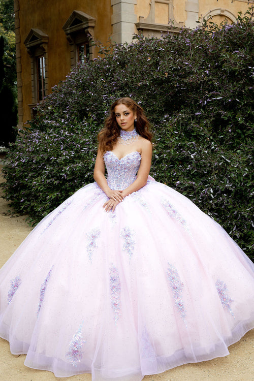 Strapless Corset Ball Gown by Bella Princess PQ1091