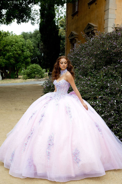 Strapless Corset Ball Gown by Bella Princess PQ1091