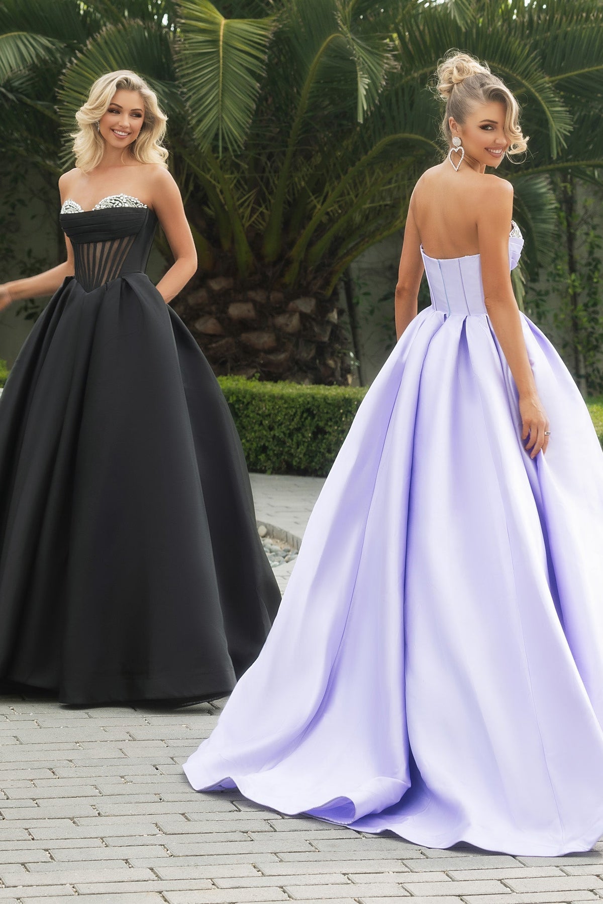 Portia and Scarlett Hot Pink Prom Dress