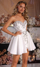Portia and Scarlett PS25561 - Strapless Beaded Dress with Overskirt