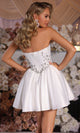Portia and Scarlett PS25561 - Strapless Beaded Dress with Overskirt