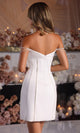 Portia and Scarlett Sheath Skirt Pearl Beaded Dress