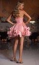 Strapless Bow Accent A-Line Dress by Portia and Scarlett