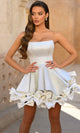 Portia and Scarlett PS25671E - Strapless Bow Accent A-Line Dress Cocktail Dresses