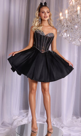 Portia and Scarlett PS25706 - Sweetheart Beaded Flare Dress
