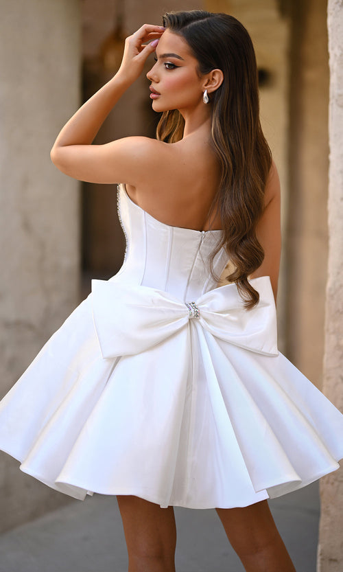 Portia and Scarlett PS25706 - Sweetheart Beaded Bust Flare Dress Cocktail Dresses