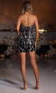 Portia and Scarlett Crystal Vine Mini Dress