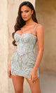 Portia and Scarlett Crystal Vine Mini Dress