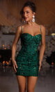 Portia and Scarlett Crystal Vine Mini Dress