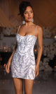 Portia and Scarlett Crystal Vine Mini Dress