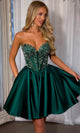 Portia and Scarlett PS25711 - Beaded Bodice Sweetheart Mini Dress Homecoming Dresses
