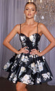 Portia and Scarlett Floral Print Spaghetti Strap Dress