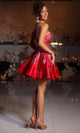 Portia and Scarlett PS25785 Sparkling Bow Mini Dress