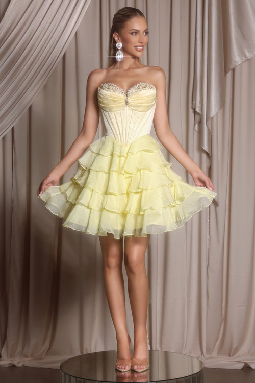 Portia and Scarlett Yellow dress