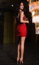 Portia and Scarlett PS25819C Beaded Sleeveless Cocktail Dress