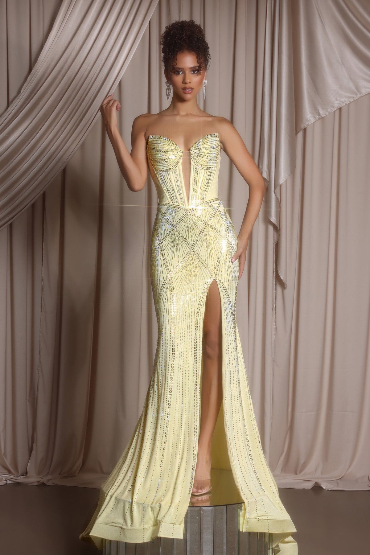 Portia and Scarlett Black/Gold dress