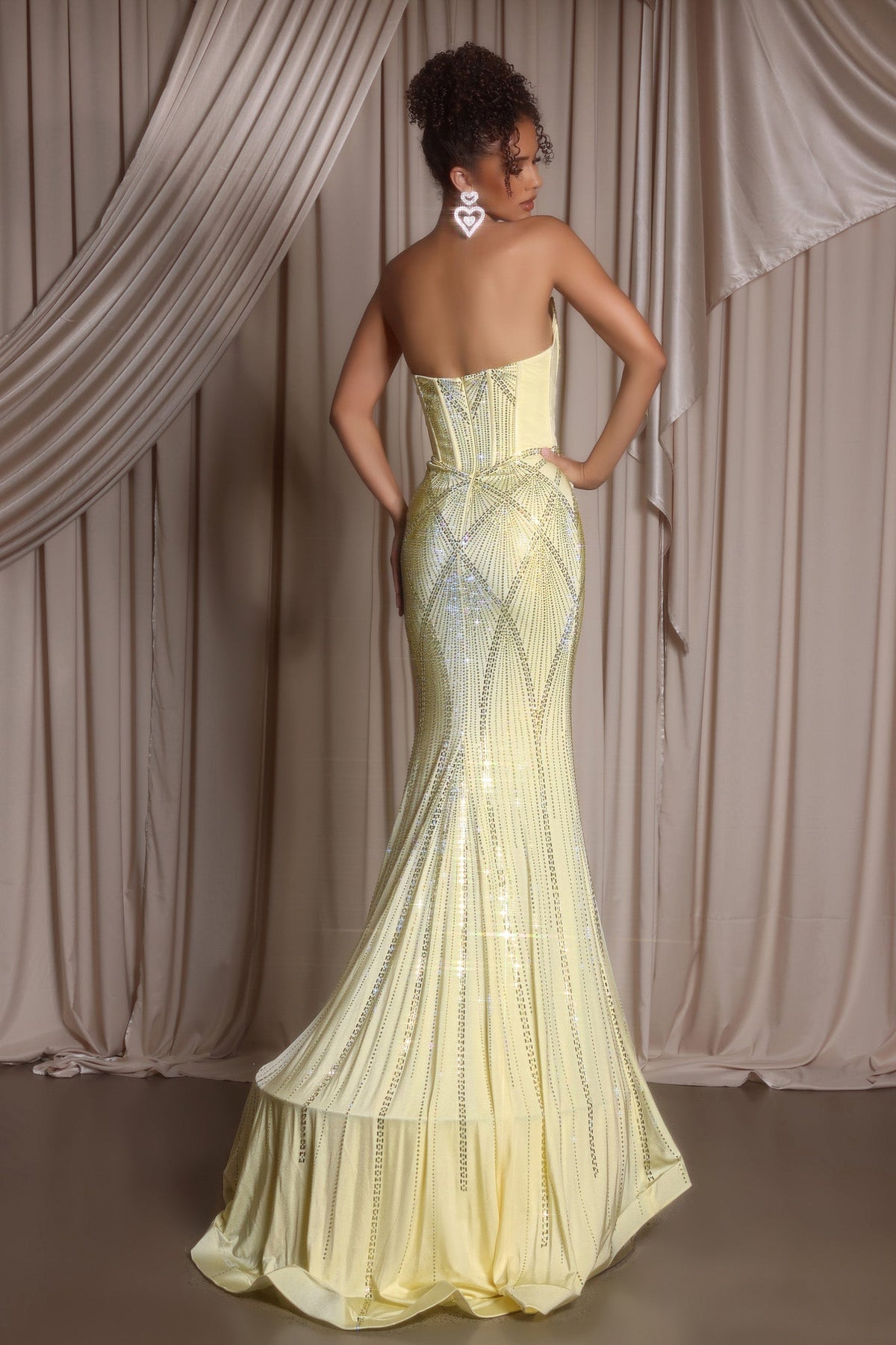 Portia and Scarlett Black/Gold dress