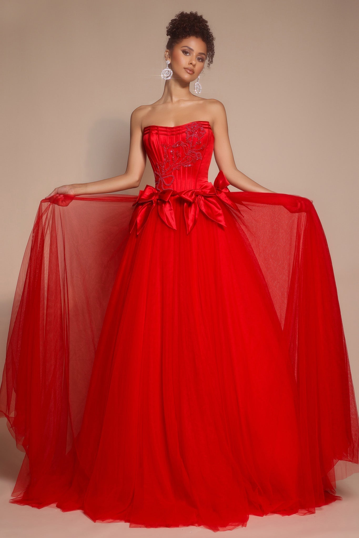 Portia and Scarlett PS26102 Satin A-Line Prom Dress