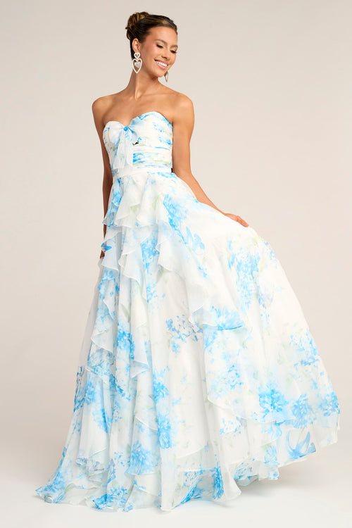 Portia and Scarlett White/Lemon dress