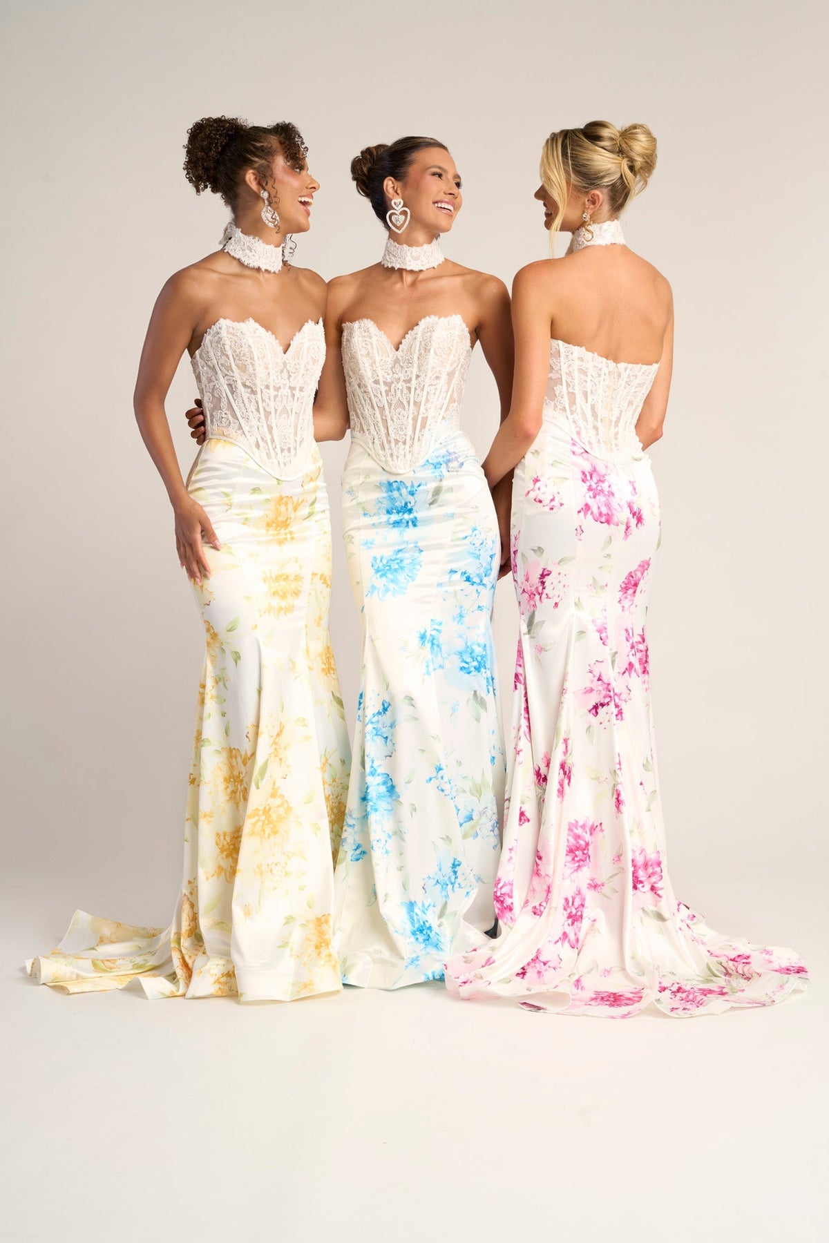 Portia and Scarlett White/Lemon dress
