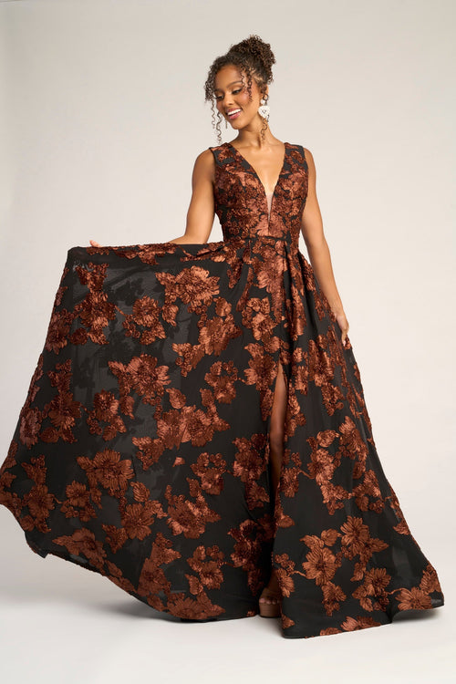 Portia and Scarlett Brown/Black dress